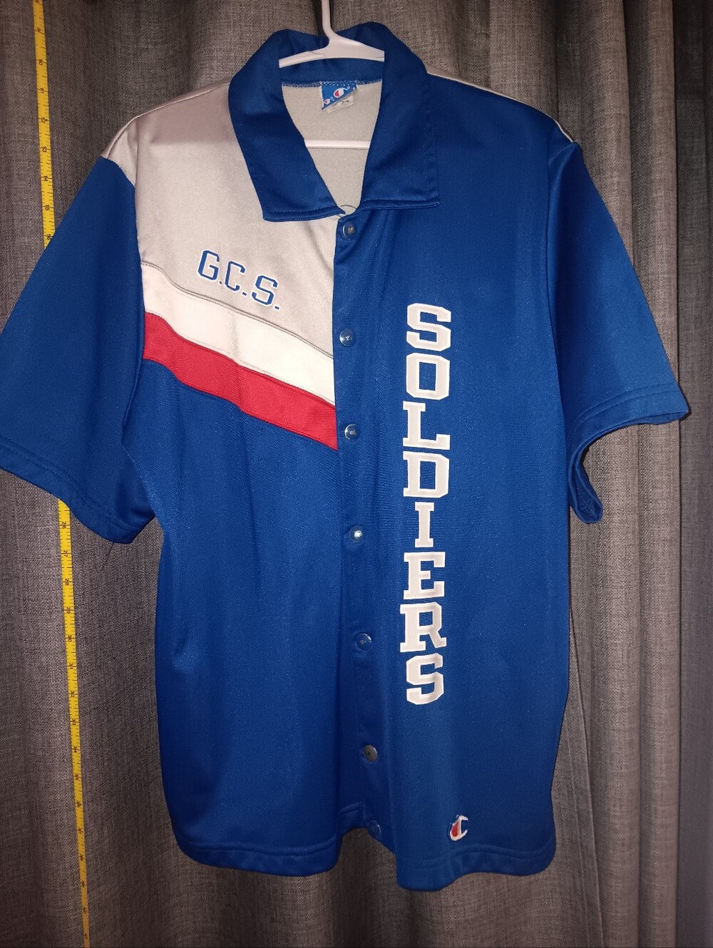 Champion Short-Sleeve Team  WarmUp Jersey Mens Large